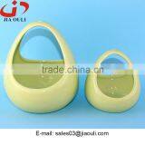 2016 New Design EASTER Decorations Ceramic Egg Basket, Planter thumbnail-6