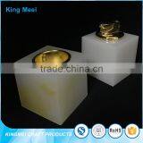 Small White Acrylic Cube Box Perfume Organizer thumbnail-6