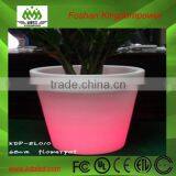 Rechargeable Remote Control Colrful LED Plastic Round Vase thumbnail-1