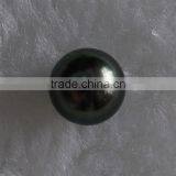 12-13mm Natural And Cultured Peacock Green Tahitian Pearl Beads thumbnail-2