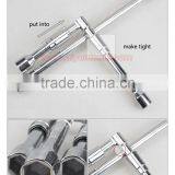 14" Folding Cross Rim Wheel Tyre Wrench Socket Car Auto Tools thumbnail-4