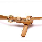 Wholesale Rivet Decorated Ring Buckle Girl Thin PU Waist Belt thumbnail-4