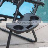 2 Pack Patio Pool Sky Blue Adjustable Folding Anti Gravity Lounge Chair thumbnail-2