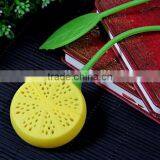 Lemon Silicone Tea Infuser Loose Tea Leaf Strainer Herbal Spice Filter Diffuser Good Idea for Gift thumbnail-3
