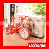 UCHOME Plastic Mini Cartoon Funny Creative Table Wake Up Bike Cycle Bicycle Alarm Clock