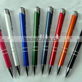 High quality Metal ball pen/click type ballpen/slim metal pen