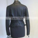 Women Leather Jackets Outwear Coat Feminino Jaqueta Couro 2016 Spring Women Brand Rivet Zipper Faux Pu Leather Motorcycle Jacket thumbnail-2