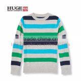 Boys Long Sleeve 100% Cotton Kids Hand Knitted Sweater thumbnail-1