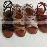 Fashion Falt Sandals Shoes Women 2017 Surplus Bulk Stock Cheap Sale thumbnail-1