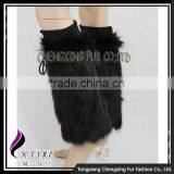 CX-A-17A Wholesale Women Winter Soft Boot Cuff Fox Fur Leg Warmers thumbnail-4