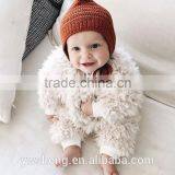 2016 Autumn and Winter Baby Romper Cotton Sheep Wool Climb Leotards Baby Jumpsuit thumbnail-5