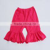Children's Boutique Clothing Kids Soft Pink Ruffle Shorts Pant Baby Girl Short Hot Bloomers thumbnail-3