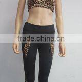 Cheap Wholesale Sexy Tiger Women Sports Wear Bra Yoga Suit thumbnail-2