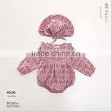 4pcs/lot Toddler Clothing Girls Rompers Leaves Princess Toddler Boys Ruffles Jumpsuit Baby Clothes thumbnail-5