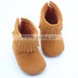 2017 Spring New Arrival Leather Material Moccsins Baby Football Boot thumbnail-5