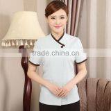 Best Price Summer Style Short Sleeve Perfect Fit Hotel Housekeeping Cleaning Uniforms Wholesale thumbnail-2
