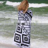 Walson Wholesale Drop Shipping Printing Design Microfiber Printed Beach Towels Round Beach Towel thumbnail-2
