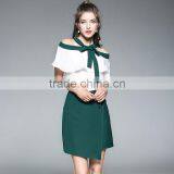 Dress In Casual Dresses 2017 New Designs Elegant Wedding Fawors Daily Off The Shoulder Sexy Dresses Two Pieces thumbnail-3