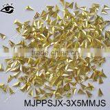 3x5mm Gold Triangle Studs for Nail Art Small Metal Studs for Nail thumbnail-1