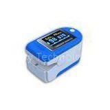 Light Blue Potable Fingertip Pulse Oximeter With Alarm AH - 50D