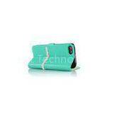 Green / Blue Personalized Customized IPhone Protective Cases , Flip Cell Phone Case thumbnail-1