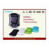 High Capacity 6800mah Black Portable USB Power Bank FOR IPHONE , PSP , MID