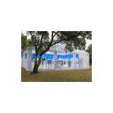 Transparent PVC Fabric Clear Span Tent , Aluminum Alloy Garden Party Tent thumbnail-1