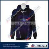 Long sleeve tattoo t-shirt , waterproof hooded sweatshirt jacket