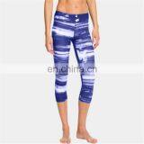 Best Quality Customizable Casual White Cotton Yoga Pants thumbnail-5