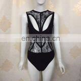 Sexy Black Bikinis Woman Swimwear 2017, One Piece Lace Swimsuit thumbnail-3