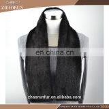 Fashion Double Full Fur Mink Fur Scarf Genuine Mink Fur Neckerchief for Women thumbnail-6