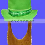 2017 fancy ireland festival top hat and beard set for st patrick day hat