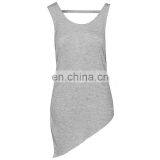 T-WV512 Sidelong Spandex Rayon Singlet Backless Ladies Tops Latest Design thumbnail-4