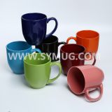 16 oz belly shape ceramic coffee mugs