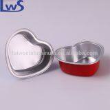 4oz Heart Shape Disposable Aluminum Foil Cups 100ml for Muffin Cupcake Baking Bake Utility Ramekin Cup thumbnail-1