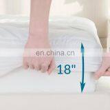 Hypoallergenic Queen Quilt Elastic Soild Coloured Patterned Bed Cover Waterproof Mattress Protector For India thumbnail-6