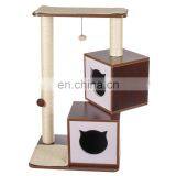 There Layers Cat House,cat Scratcher Wooden Cat House thumbnail-1