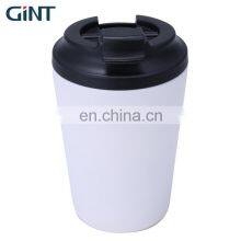 Coffee Mug Double Wall Stainless Steel Coffee Tumbler Portable Insulated Coffee Beer Mug With Lid thumbnail-4