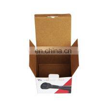 Factory Price Fluting Paper Flip Top Tuck in Bottom Buckle in Corrugated Paper Hair Dryer Packaging Box thumbnail-5