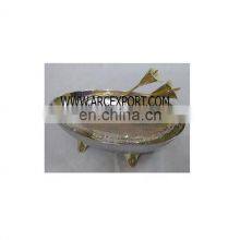 Oval Dish With Cally Lilly Flower