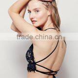 C23313B Latest Fashion Design Women Hot Sale Sexy Lace Bra Panty Sets Swim Wears thumbnail-3