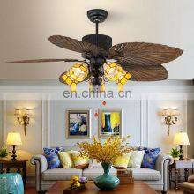 Modern Designer Decorative Vintage Bedroom Luxury Ceiling Light Remote Control Led Ceiling Fans Chandeliers & Pendant Lights thumbnail-2