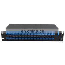 Fiber Optic Equipment 1260 to 1650nm Ftth Optic Fiber Rack Type PLC Splitter 1x4 1x8 1x16 1x32 1x64