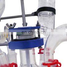 1L 2L 3L 5L Chemical Small Single Layer Heated Glass Reactor Vessel for Sale thumbnail-5
