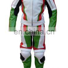 Custom Design Motorbike Racing Cowhide Motorcycle Leathers Suits Biker 1 Piece thumbnail-5