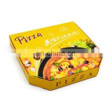 Wholesale Pizza Box Package Carton Supplier Custom Logo Design Printed Packing Bulk Cheap Rectangle Custom Cajas Para Pizza Box thumbnail-5