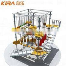 Team Building Indoor Outdoor Adventure Obstacle High Ropes Course thumbnail-4