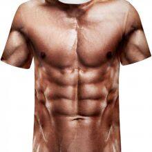 Men's 3D T-Shirt Bodybuilding Simulated Muscle T-Shirt thumbnail-1