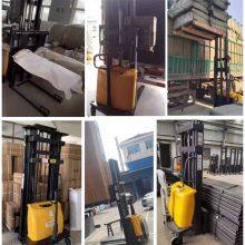 Manual Electric Stacker Truck Lifter Semi Automatic Pallet Hydraulic Forklift thumbnail-5
