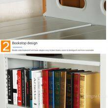 HN-PR32 Double Sided Library Shelves, Main and Auxiliary Frame for Public Library, 1.2mm Steel, High Capacity Storage, China Supplier for Saudi Arabia thumbnail-4